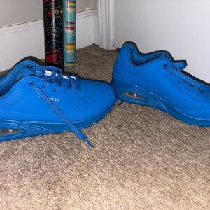 Skechers Blue Athletic Shoes